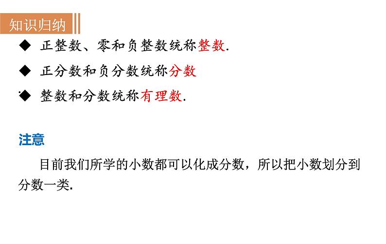 沪科版七年级数学上册课件 1.1.2  有理数的分类第5页