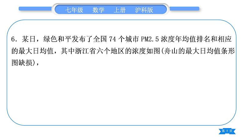 沪科版七年级数学上单元周周测八(5.1－5.5)习题课件第7页