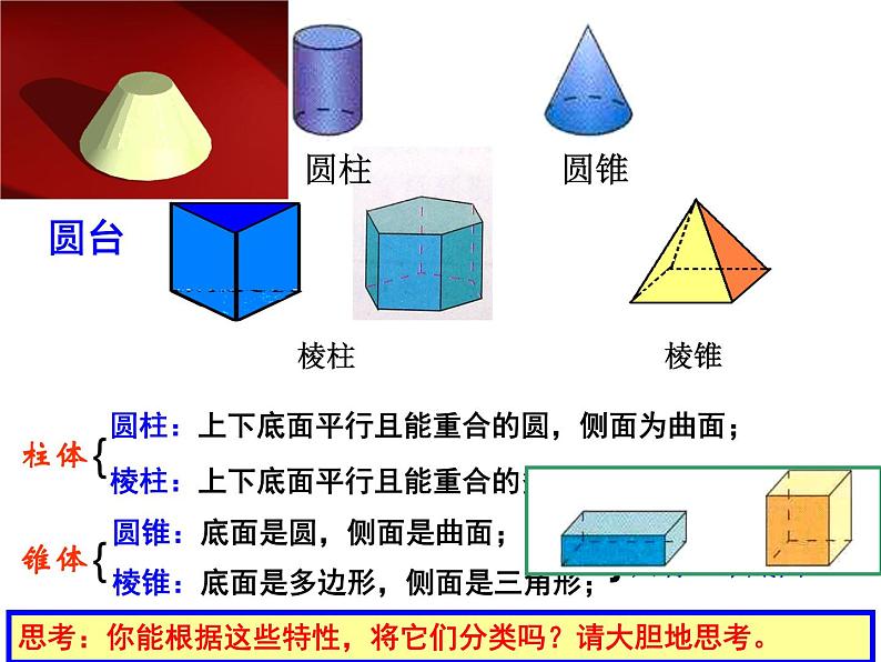 4.1 认识立体图形和平面图形 课件  2022—2023学年人教版数学七年级上册第8页