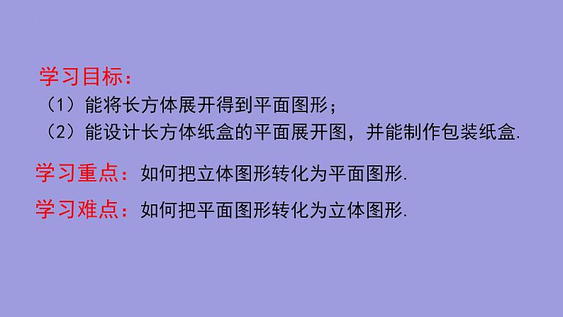 4.4 课题学习：设计制作长方体形状的包装纸盒课件2022-2023学年人教版数学七年级上册第2页