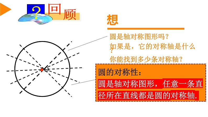 27.1.1 圆的认识 第2课时 垂径定理 华东师大版数学九年级下册课件04