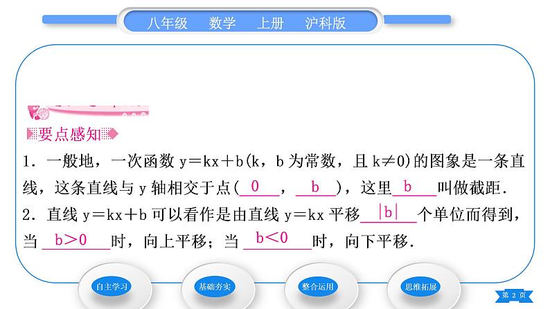 沪科版八年级数学上第12章一次函数12.2一次函数第3课时一次函数的图象和性质(习题课件)02