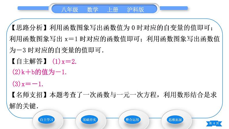 沪科版八年级数学上第12章一次函数12.2一次函数第7课时一次函数与一元一次方程、一元一次不等式(习题课件)04