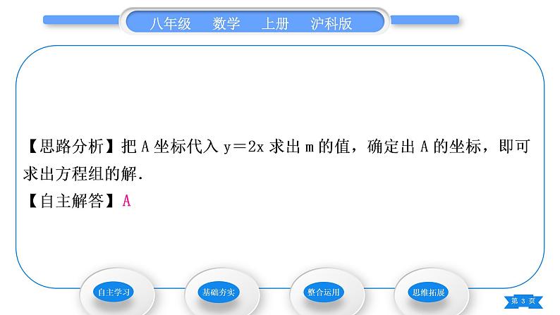 沪科版八年级数学上第12章一次函数12.3一次函数与二元一次方程(习题课件)03