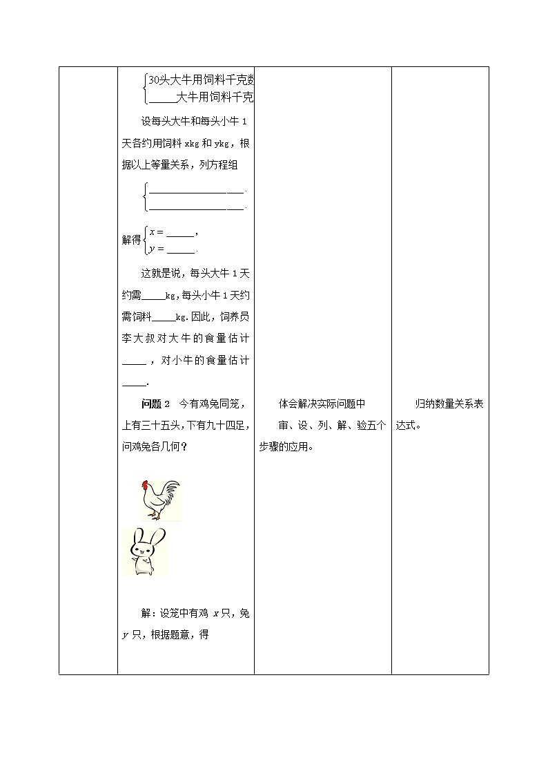 人教版数学七年级下册 8.3.1 《实际问题与二元一次方程组1》  课件PPT（送教案练习）02