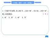 滬科版八年級數(shù)學(xué)上單元周周測(五)(13.1－13.2)(習(xí)題課件)