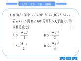 湘教版九年級(jí)數(shù)學(xué)下專項(xiàng)基本功訓(xùn)練(四)二次函數(shù)與實(shí)際問題(一)習(xí)題課件
