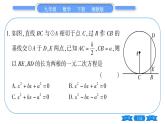 湘教版九年级数学下专项基本功训练(九)切线的性质及判定(一)习题课件