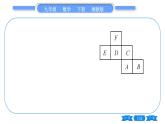 湘教版九年级数学下专项基本功训练{十三)直棱柱的展开图习题课件