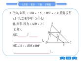 沪科版七年级数学下第10章相交线、平行线与平移专题（十） 平行线的性质与判定的综合应用习题课件