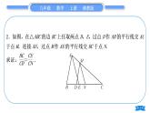 湘教版九年级数学上第3章图形的相似3.4相似三角形的判定与性质小专题(六) 比例式与等积式的证明方法习题课件