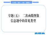 湘教版九年級(jí)數(shù)學(xué)下第1章 二次函數(shù)專題(五)二次函數(shù)圖象信息題中的常見類型習(xí)題課件