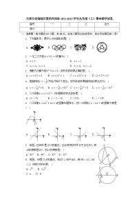 天津市滨海新区第四共同体2022-2023学年九年级上学期期中数学试卷（含答案）