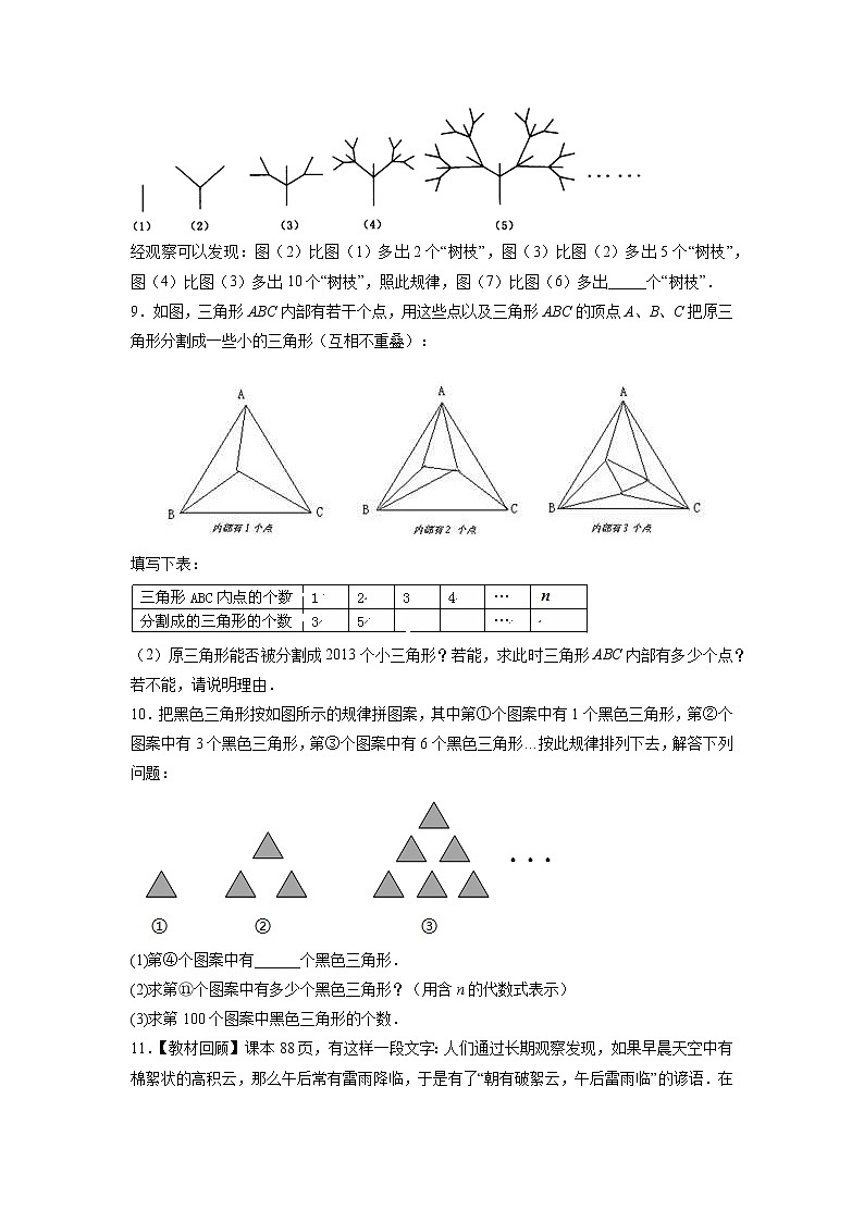 专题12 图形类规律探索（原卷版）第3页