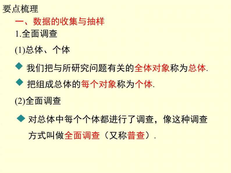 第5章 数据的收集与统计图 小结与复习 湘教版七年级数学上册教学课件02