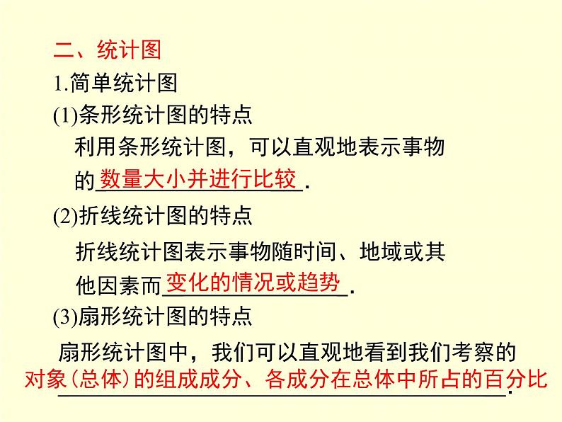 第5章 数据的收集与统计图 小结与复习 湘教版七年级数学上册教学课件05