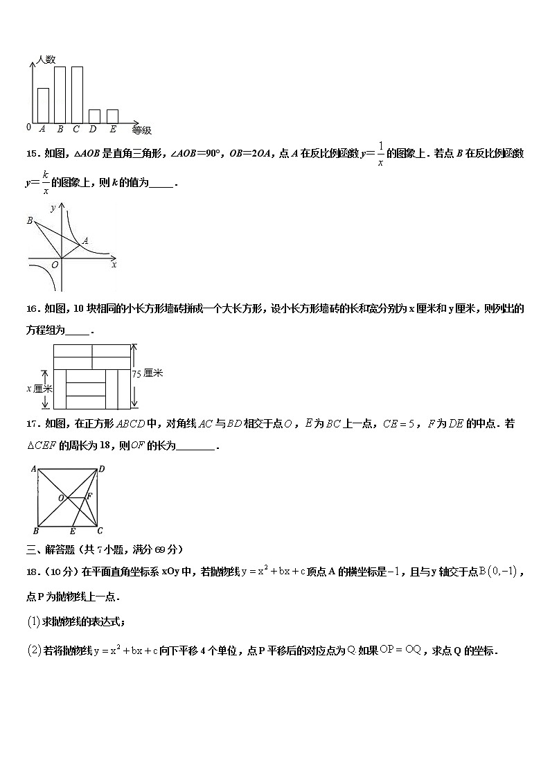 忻州市重点中学2021-2022学年中考数学押题试卷含解析第3页