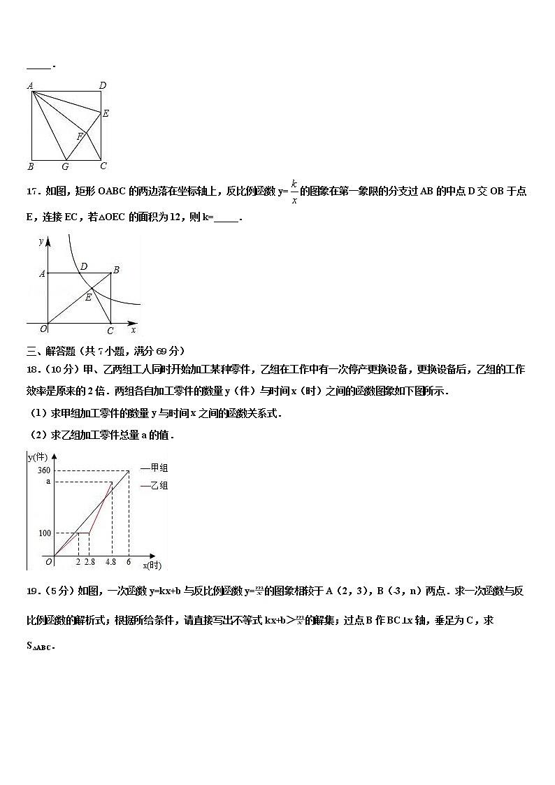 新疆生产建设兵团农八师一四三团第一中学2021-2022学年中考试题猜想数学试卷含解析03
