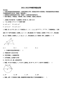 云南省施甸县重点名校2021-2022学年中考数学全真模拟试题含解析