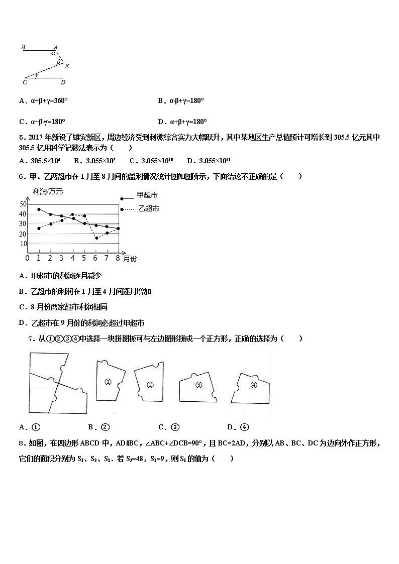 云南省玉溪市易门县2022年中考数学最后冲刺浓缩精华卷含解析02