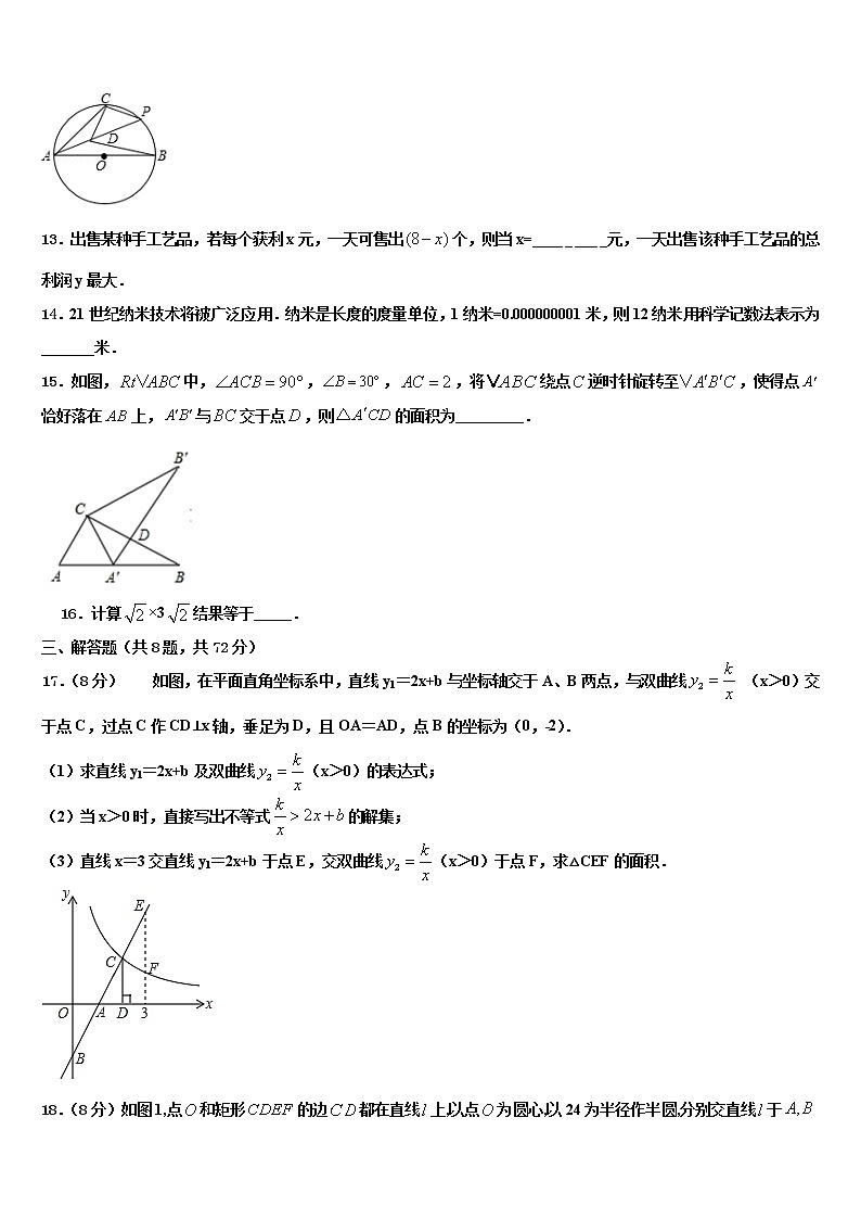 昭通市重点中学2021-2022学年中考数学模拟预测题含解析03