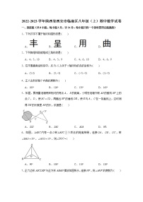 陕西省西安市临潼区2022-2023学年八年级上学期期中数学试卷 (含答案)