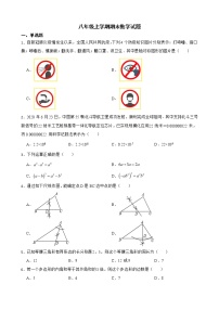 云南省昆明市五华区2022年八年级上学期期末数学试题及答案