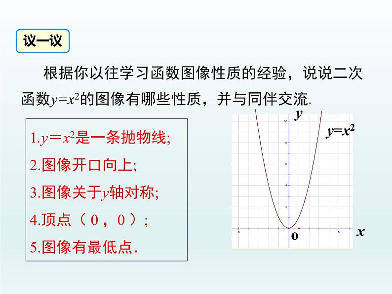30.2 第1课时  二次函数y=ax2的图像和性质(冀教版九年级下册数学课件)第8页