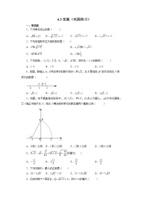 苏科版八年级上册4.3 实数同步练习题