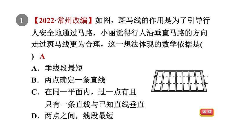 人教版七年级数学下册5.1.3垂线段的性质课件03