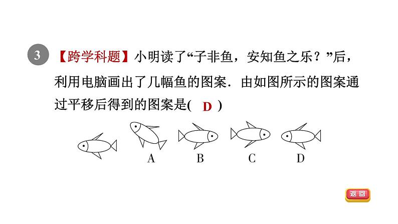 人教版七年级数学下册集训课堂测素质平行线的判定和性质课件05