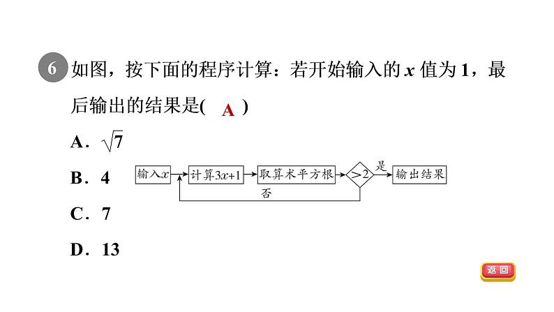 人教版七年级数学下册6.1.1目标一认识算术平方根课件08