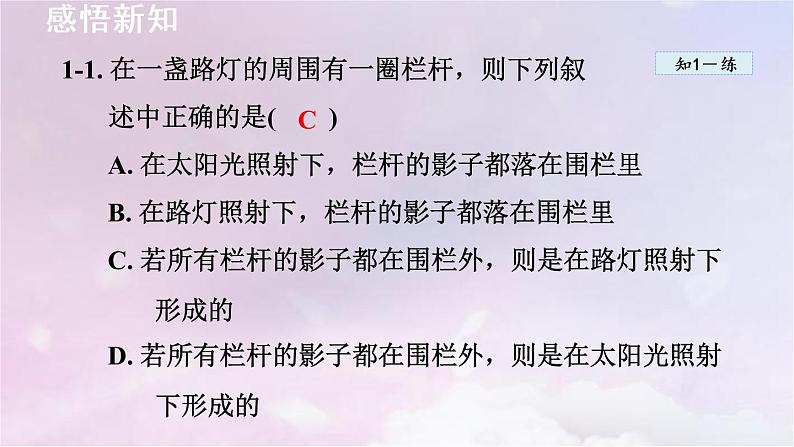 人教版数学九年级下册29.1投影课件07