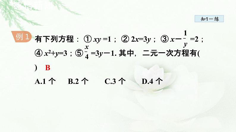 人教版数学七年级下册8.1二元一次方程组课件第5页