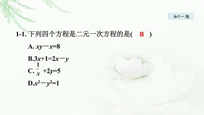 人教版数学七年级下册8.1二元一次方程组课件第8页