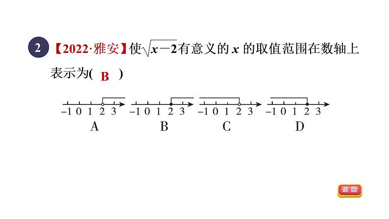 人教版数学八年级下册16.1.1二次根式的定义课件第4页