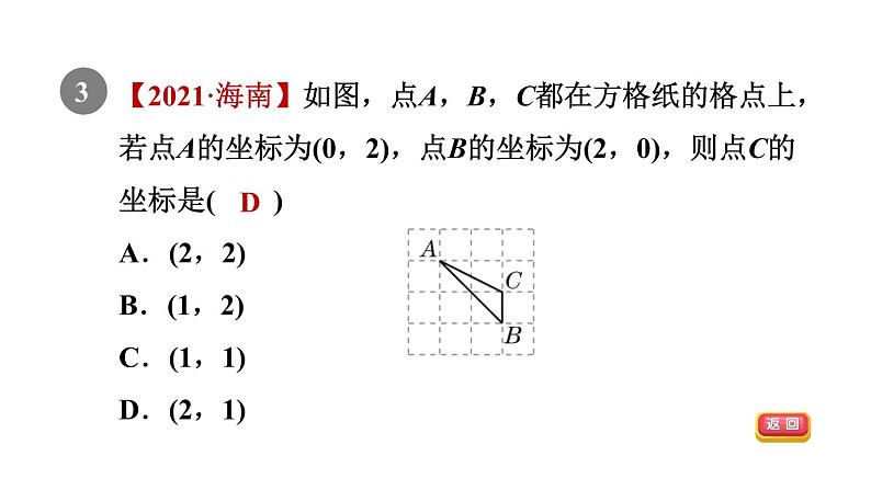 人教版七年级数学下册7.1.2目标一平面直角坐标系课件第5页