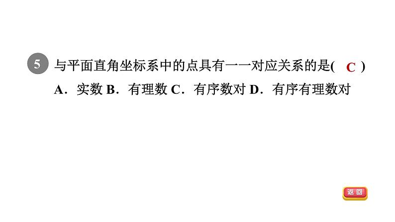 人教版七年级数学下册7.1.2目标一平面直角坐标系课件第7页