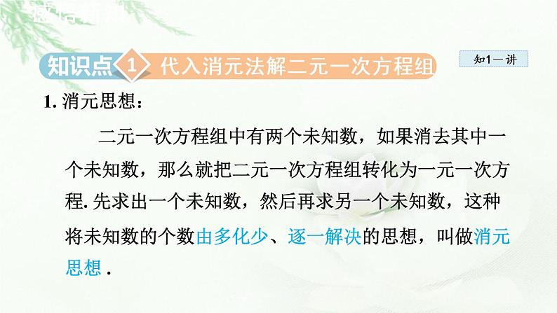 人教版数学七年级下册8.2消元——解二元一次方程组课件第3页