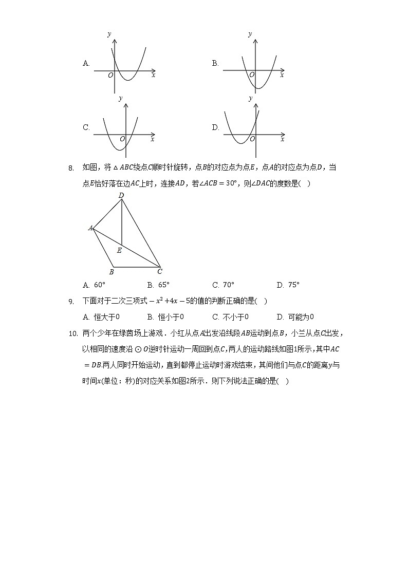 2022-2023学年湖北省十堰市竹山县九年级（上）期中数学试卷（含解析）02