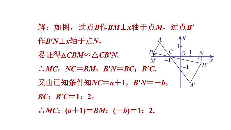 人教版数学九年级下册第27章全章热门考点整合应用课件第7页