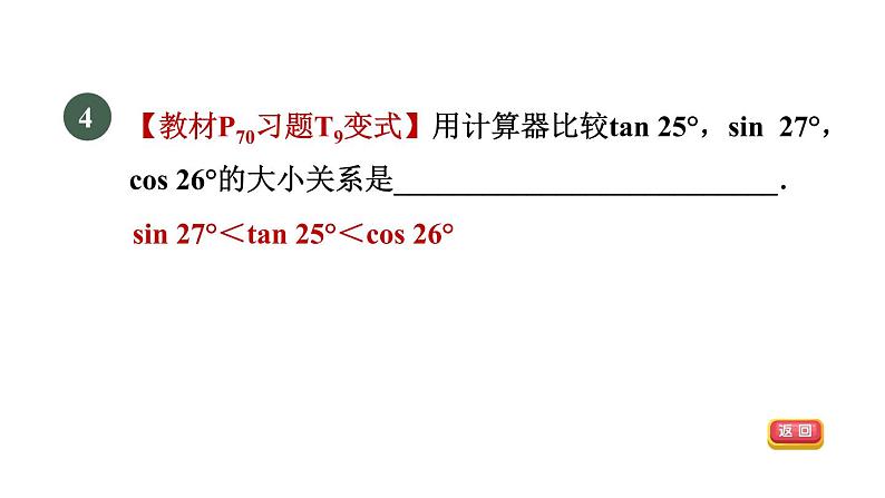 人教版数学九年级下册28.1.4一般角的三角函数值课件06