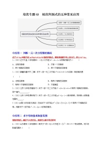 培优专题03 根的判别式的五种常见应用-【核心考点突破】2022-2023学年九年级数学上册精选专题培优讲与练（人教版）