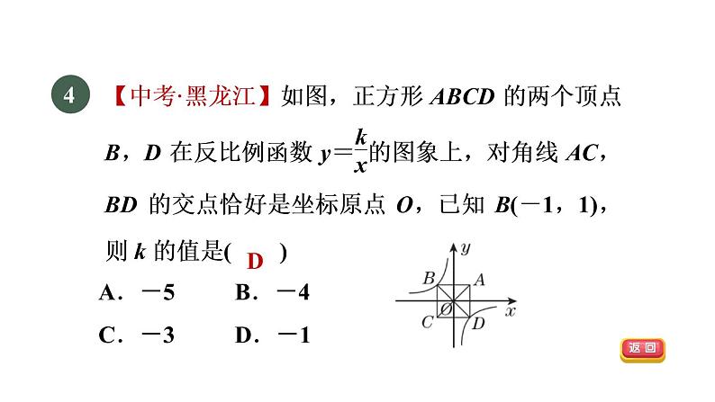 人教版数学九年级下册26.1.2目标一反比例函数的图象课件第6页