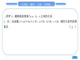 沪科版九年级数学上第21章二次函数与反比例函数知能素养小专题(一)二次函数图象信息题归类习题课件