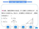 沪科版九年级数学上第23章解直角三角形23.2解直角三角形及其应用第2课时仰角、俯角问题习题课件