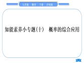沪科版九年级数学下第26章概率初步知能素养小专题(十)概率的综合应用习题课件