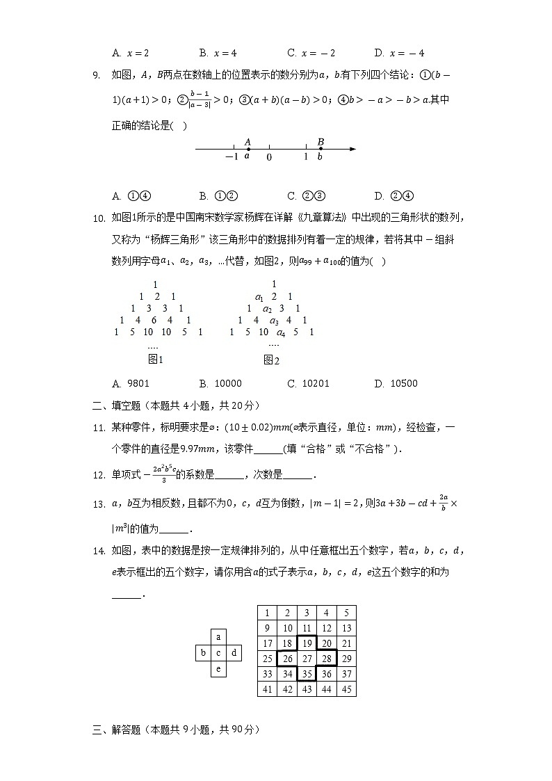 2022-2023学年安徽省芜湖市市区七年级（上）期中数学试卷（含解析）02