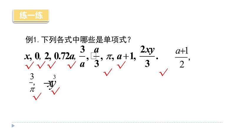 3.3.1单项式第5页