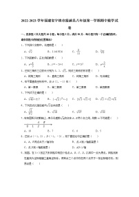 福建省宁德市霞浦县2022-2023学年八年级上学期期中数学试卷(含答案)